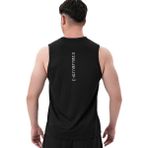 Musclecloth Siyah Performance Atlet Erkek Nefes Alabilir Kumaş ile Spor İçin Tasarlandı - XL