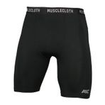 MuscleCloth Training Erkek Şort Tayt Siyah