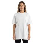 MuscleCloth Training Kadın Oversize T-Shirt Kırık Beyaz M