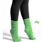 Muse Of Socks Sweetness Kaydırmaz Tozluk Çorap - Koyu Yeşil - Standart