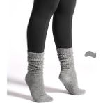 Muse Of Socks Sweetness Kaydırmaz Tozluk Çorap - Standart - Açık Gri