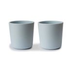 Mushie Ikili Bardak Seti - Powder Blue - Açık Mavi