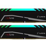Mushkin REDLINE Lumina - DDR4 RGB Oyun DRAM - 16GB (2x8GB) UDIMM Bellek Kiti - 3200MHz (PC4-25600) CL-16-288-pin 1.35V Masaüstü RAM - XMP Hazır - LED Soğutucu - (MLA4C320GJJM8GX2)