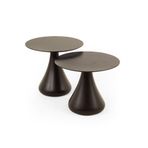 Mushroom Set Sehpa Mantar Sehpa Siyah Rehome