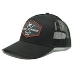 MUSIC PLAY WITH ME Kamyoncu Şapkası Giyindi - Kavisli Siperlik - 5 Panel Tasarım - Dikili Ön Yama - Ayarlanabilir Snapback Kapama - Düşük Profilli Taç - (Siyah)