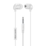 Music Sound In-Ear Mikrofonlu Kablolu Beyaz Kulaklık