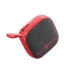 Music Sound - MINI - Bluetooth hoparlör - 3 Watt güç - 4 saat çalma süresi - kompakt ve taşınabilir - yumuşak ve renkli kumaş yüzeyler - kırmızı