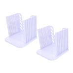 MUSISALY 2 Adet dilimleyici mutfak gereçleri ekmek rehberi ekmek kazıyıcı aracı ev yapımı ekmek araçları tost makinesi ekmek kesme aleti ekmek dilimleme makinası karın kası Lavender