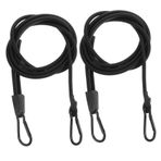 MUSISALY 2pcs Elastik Bagaj Kayışları Bisiklet Kargo Kayışları Ayarlanabilir Kauçuk Bungee Kordonları Bisiklet Ve Motosiklet Arka Raflarda Yükleri Sabitlemek Için 2 Metre