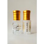 MUSK AL TAHARA Orijinal 2 Adet × 6ml (BEYAZ MİSK ALARUS MİSK)saf Alkolsüz Konsantre, Antiseptik, Nemlendirici