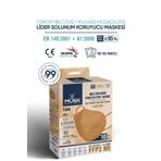 Musk Ffp2 Maske Taba Renk 10 Adet