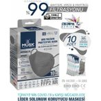 Musk FFP2 N95 30'lu Gri Maske