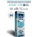 Musk KF94 Kore Tipi FFP2 Maske 10 Adet - Mavi