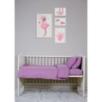Muslin Bebek Nevresim Takımı 2 Yastık Kılıfı, Nevresim, Lastikli Çarşaf - %100 Organik Pamuk