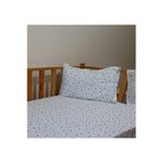 Müslin bebek yastık kılıfı, Organik çocuk yastık yüzü, Çocuk odası için pamuklu yastık kılıfı Yıldızlı 35 x 45