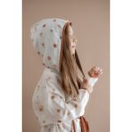 Müslin Bornoz | Boho Floral - 4 - 6 Yaş - Ekru