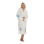 Muslin Peştemal Bornoz Banyo ve Plaj Elbisesi Mavi L/XL
