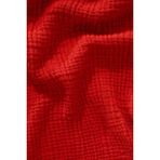 Müslin Yatak Örtüsü Ultra Yumuşak Yüksek Kaliteli 4 Kat Muslin Pike (Tek Kişilik (180X240 Cm) - Kırmızı - 180 x 240 cm