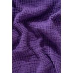 Müslin Yatak Örtüsü Ultra Yumuşak Yüksek Kaliteli 4 Kat Muslin Pike (Tek Kişilik (180X240 Cm) - Mor - 180 x 240 cm