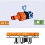 Musluk Bağlantı Adaptörü, 1/2-5/8-3/4", Otomatik, Kelepçeli, Md 304