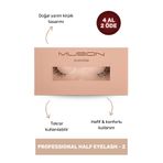 Muson Professional Half Eyelash - 2 Doğal Yarım Takma Kirpik