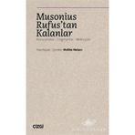 Musonius Rufus'tan Kalanlar: Konuşmalar - Fragmanlar - Mektuplar
