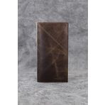 Musoo Hakiki Deri Unisex Portföy & Clutch Çanta Cüzdan 62156C (Kahverengi)