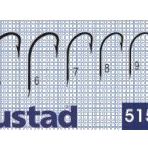 Mustad 515 50'li Nikel No:1 Olta İğnesi