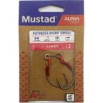 Mustad Alpha Point Ruthless Short Single A-Assıst5 Asist Olta İğnesi 1 No / 2 Adet