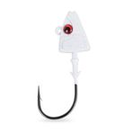 Mustad SD824 WH White 21 gr 2'li 5-0 Shad Jig Head