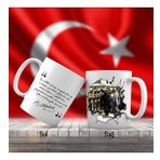 Mustafa Kemal Atatürk Askerleri Selamlıyor - Atatürk'ün Sözleri -Kupa Bardak