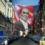 Mustafa Kemal Atatürk Ay-yıldız Poster Dış Cephe Bayrak- 4x6 metre