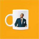 Mustafa Kemal Atatürk Baskılı Kupa Bardak - 1 Adet - 199 ml