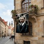 Mustafa Kemal Atatürk Portre Poster Poster Bayrak Premium Raşel Kumaş ATA38