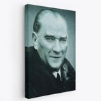 Mustafa Kemal Atatürk Portresi Dekoratif Kanvas Tablo, Duvar Dekoru CG57