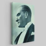 Mustafa Kemal Atatürk Portresi Dekoratif Kanvas Tablo, Duvar Dekoru CN63