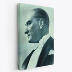 Mustafa Kemal Atatürk Portresi Dekoratif Kanvas Tablo, Duvar Dekoru DI86