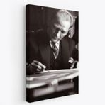 Mustafa Kemal Atatürk Portresi Dekoratif Kanvas Tablo, Duvar Dekoru FB126