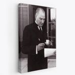 Mustafa Kemal Atatürk Portresi Dekoratif Kanvas Tablo, Duvar Dekoru FR141