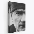 Mustafa Kemal Atatürk Portresi Dekoratif Kanvas Tablo, Duvar Dekoru FS142