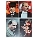 Mustafa Kemal Atatürk Poster 4 Farklı Model 20 Adet