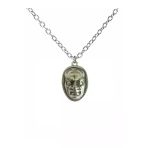Mustafa Kemal Atatürk Silüet Figürlü Kolye – Gümüş Renk Unisex Metal Takı