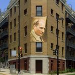 Mustafa Kemal Atatürk Yan Portre Cephe Poster Bayrak -200x300cm -2x3 metre