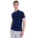 Mustang Baskılı Polo T-Shirt, M, 5003232958, Lacivert, Erkek