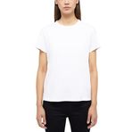 MUSTANG Bayan Tişört ADA - Regular Fit - XS S M L XL Beyaz Siyah Pamuk, Beyaz (General White 2045), XS