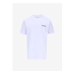Mustang Bisiklet Yaka Baskılı Beyaz Erkek T-Shirt M5SM-TST1295