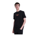 Mustang Bisiklet Yaka Baskılı T-Shirt, L, 5003335496, Siyah, Erkek