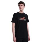 Mustang Bisiklet Yaka Baskılı T-Shirt, S, 5003335465, Siyah, Erkek