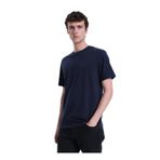 Mustang Bisiklet Yaka Baskılı T-Shirt, S, 5003335484, Lacivert, Erkek