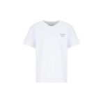 Mustang Bisiklet Yaka Düz T-Shirt, S, 5003336213, Ekru, Kadın